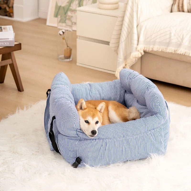 Portable Dog Car Seat Bed – Safe & Cozy for Small Pets