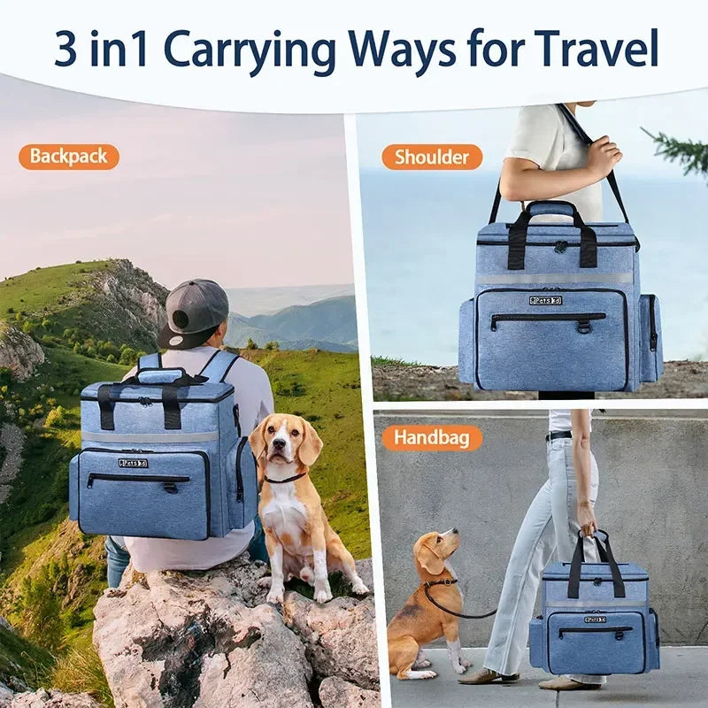 Multi-Function Dog Travel Organizer – Stay Organized On-The-Go