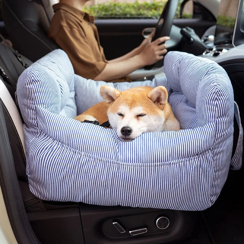 Portable Dog Car Seat Bed – Safe & Cozy for Small Pets