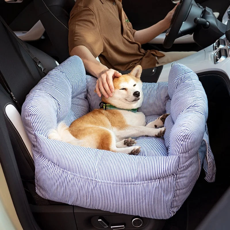 Portable Dog Car Seat Bed – Safe & Cozy for Small Pets