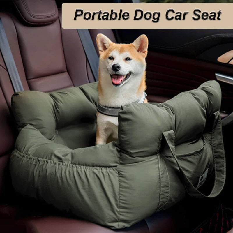 Portable Dog Car Seat Bed – Safe & Cozy for Small Pets