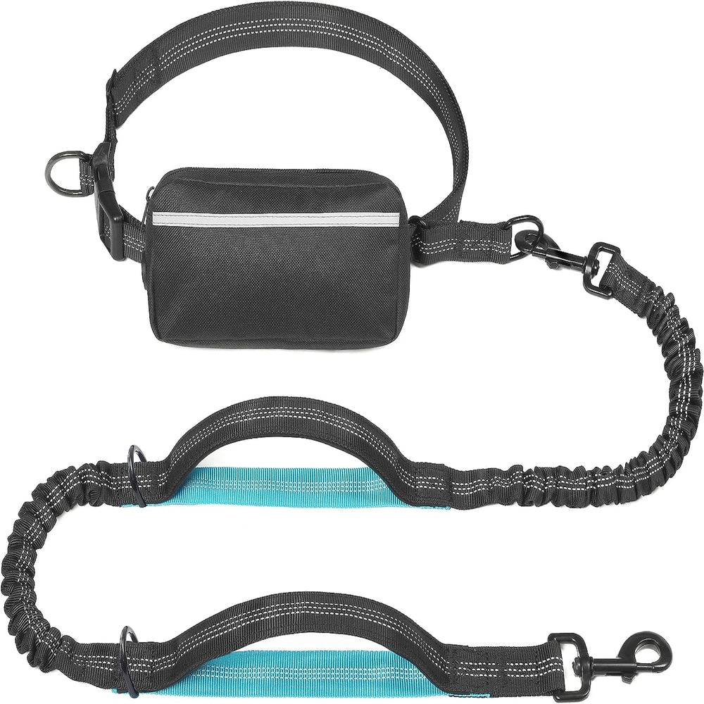 Hands-Free Dog Leash with Bungee – Ideal for Jogging & Walking