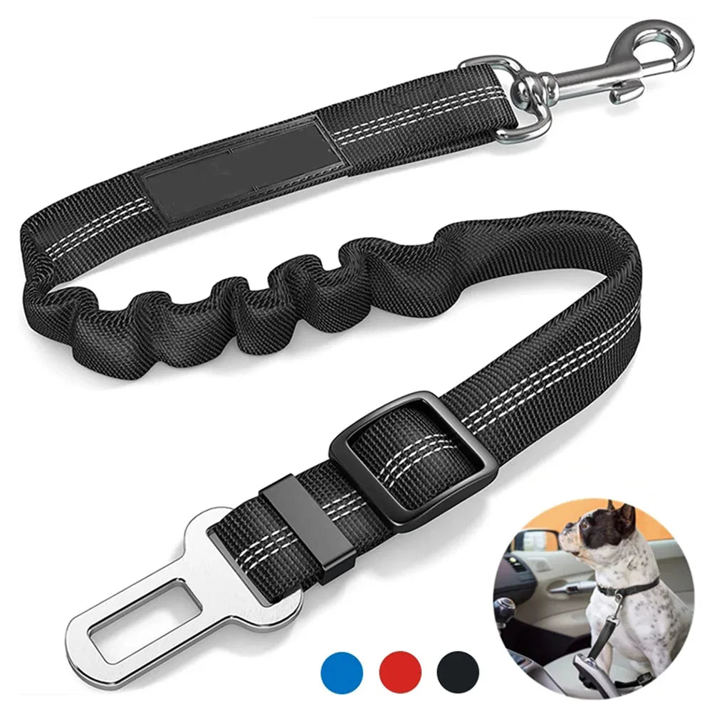 Adjustable Dog Seatbelt Harness – Secure & Comfortable for Any Ride